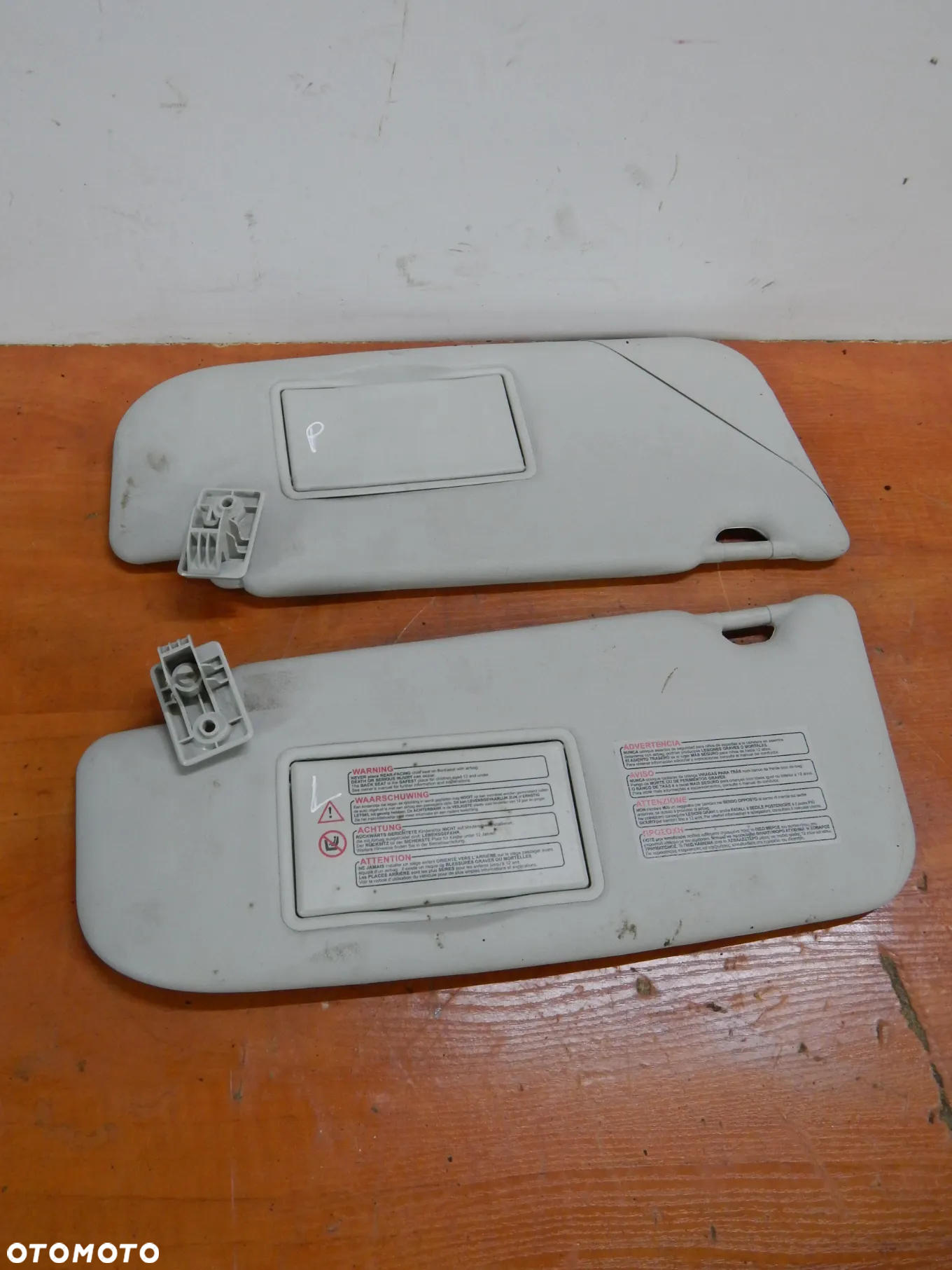 Daszek lewy osłona przeciwsłoneczna Nissan QASHQAI J10 06-13  Łuków części - 2