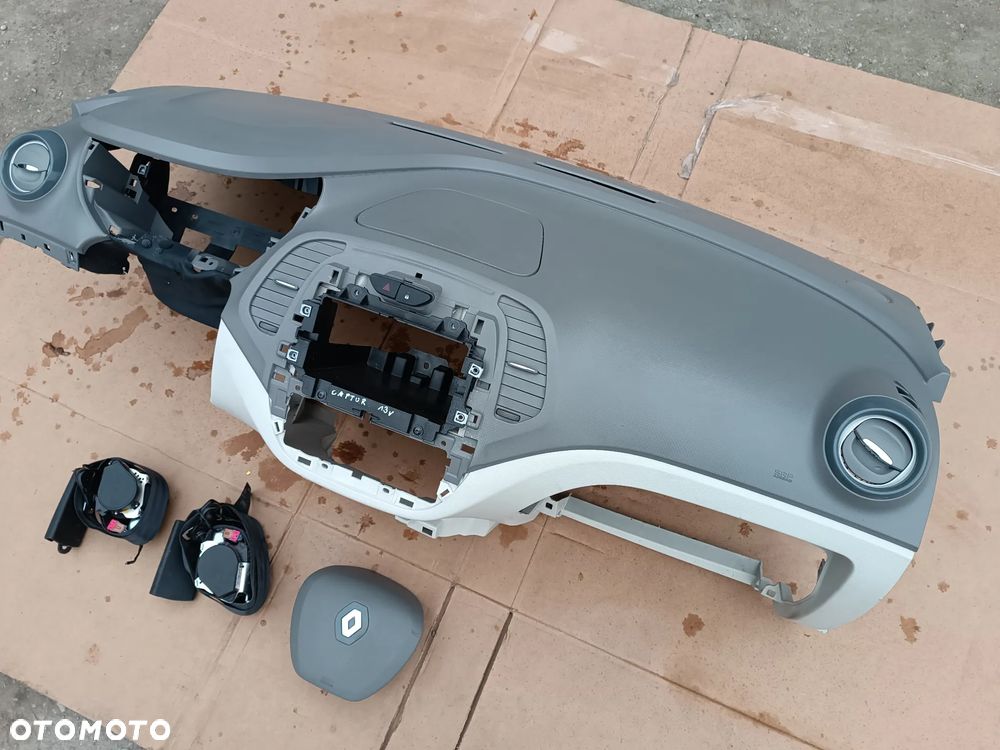 DESKA ROZDZIELCZA ORYGINAŁ KONSOLA ZESTAW RENAULT CAPTUR I BEŻOWA - 6