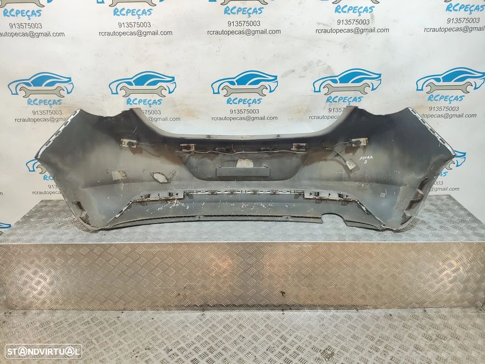 Parachoques traseiro trás original OPEL ASTRA J - GM 13266587 - 8