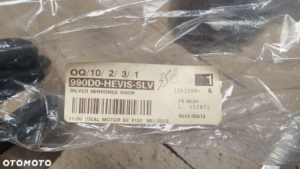 Oryginalny Wizjer Szyba Kasku Lustrzana Suzuki HJC  990D0-HEVIS-SLV - 5
