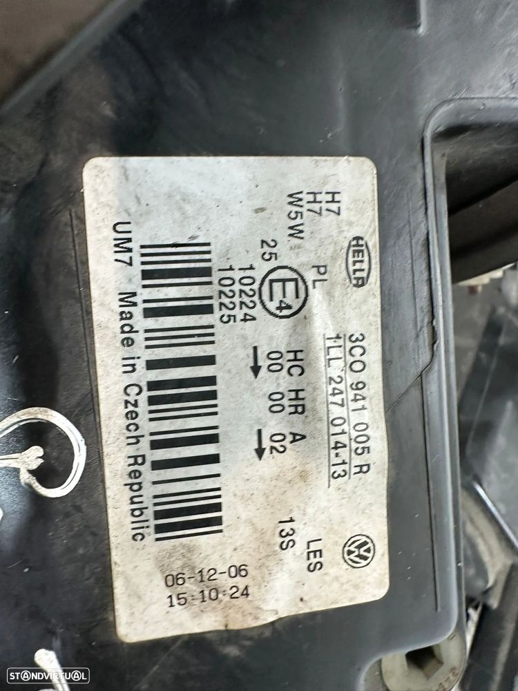 .Conjunto Oticas Farois Direita Esquerda Originais VW Volkswagen Passat B6 2005 - 2011 - 14