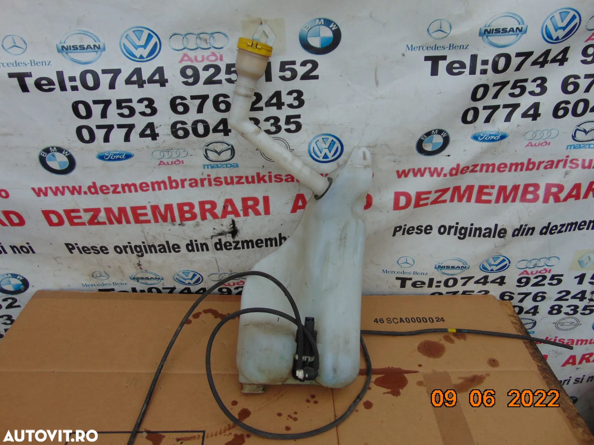 Vas stropgel renault Megane 3 an 2008-2015 vas lichid parbriz dezmembrez - 1