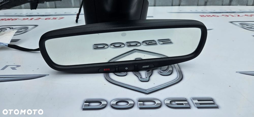 Dodge Durango III LIFT 2021-2025 Lusterko wsteczne Lusterko wewnętrzne Obudowa lusterka Kompletne SOS ASSIST Instalacja lusterka Wiązka P68471147AA - 3