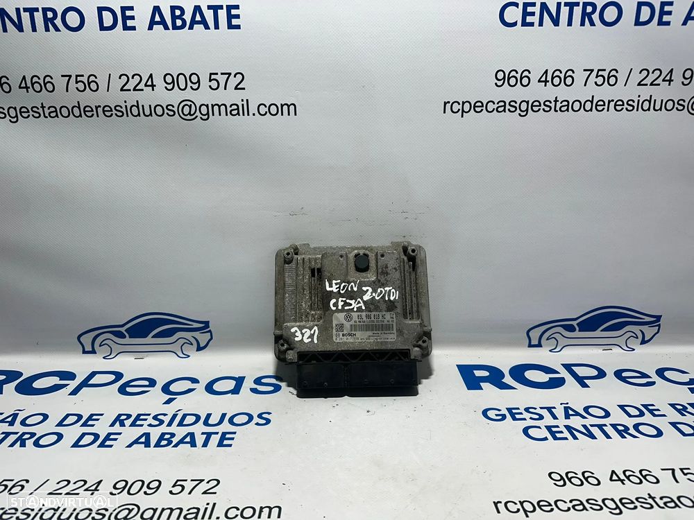 .Centralina Motor Original Bosch VAG Seat Leon 5F 2.0 TDi 170cv CFJA 03L906018HC 0281017158 2010 - 2012 - 2