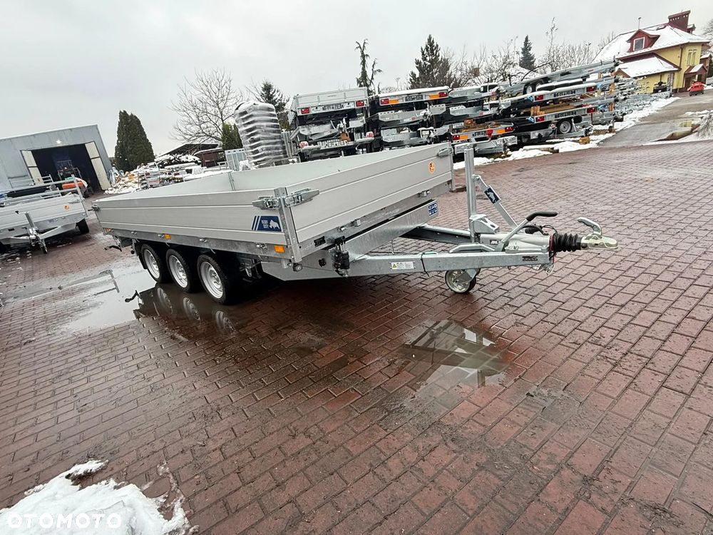 Saris Przyczepa Kiprowana Saris Tipper K3 406x204x35 cm 3500kg zawieszenie resor+amorytzator dostawa pod dom - 6