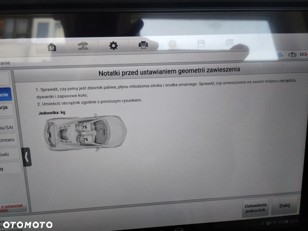 Autel MaxiAlign IWA500 geometria kół 3D - 14