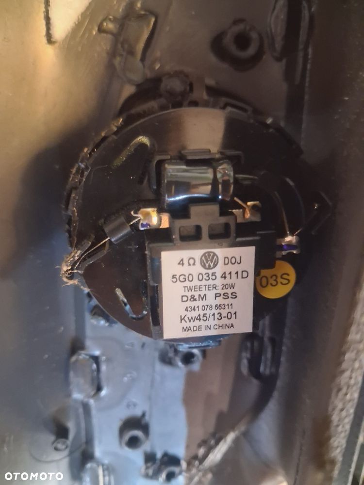 Osłona słupka A VW GOLF VII R z głośnikiem  prawy lewy  OE - 3