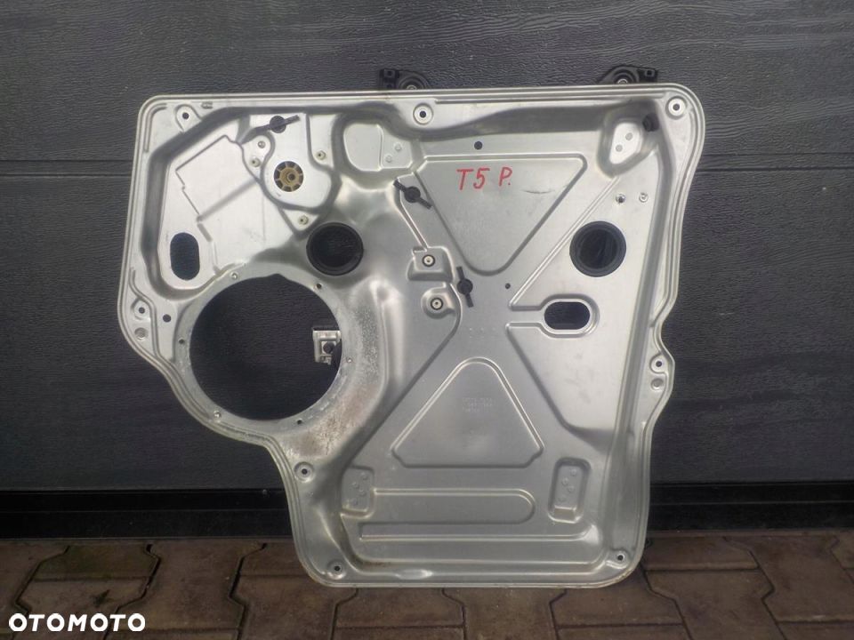VW T5 MECHANIZM PODNOŚNIK SZYBY PRAWY PASAŻERA - 1