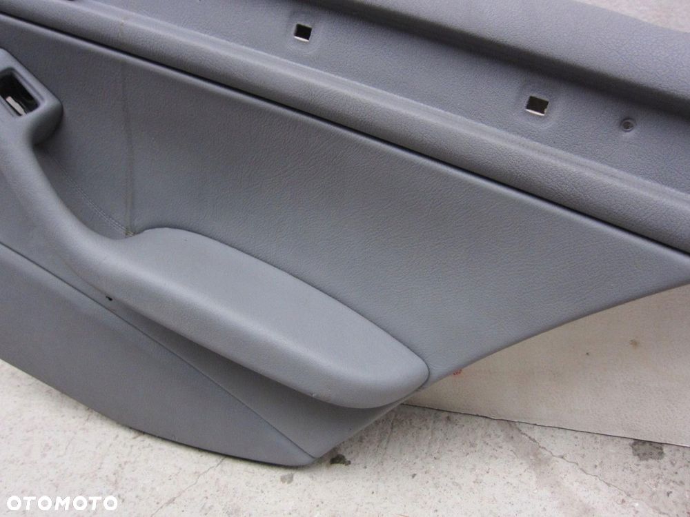 BMW E46 SEDAN KOMBI BOCZEK DRZWI PRAWY TYLNY TYŁ SZARY SKÓRA - 3