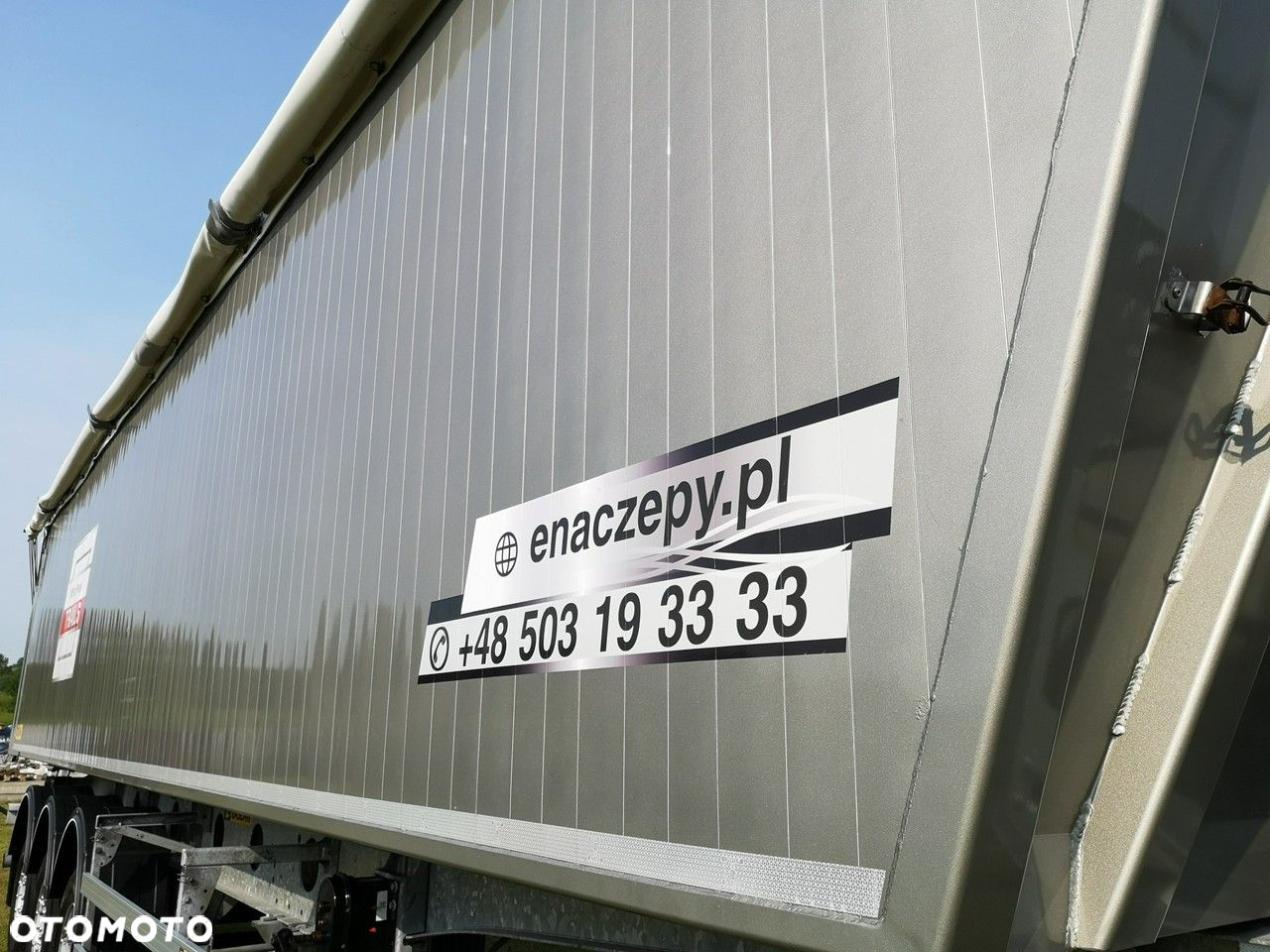 Zaslaw Wywrotka Aluminiowa Klapo-Drzwi Osie SAF Stan Idealny! - 8