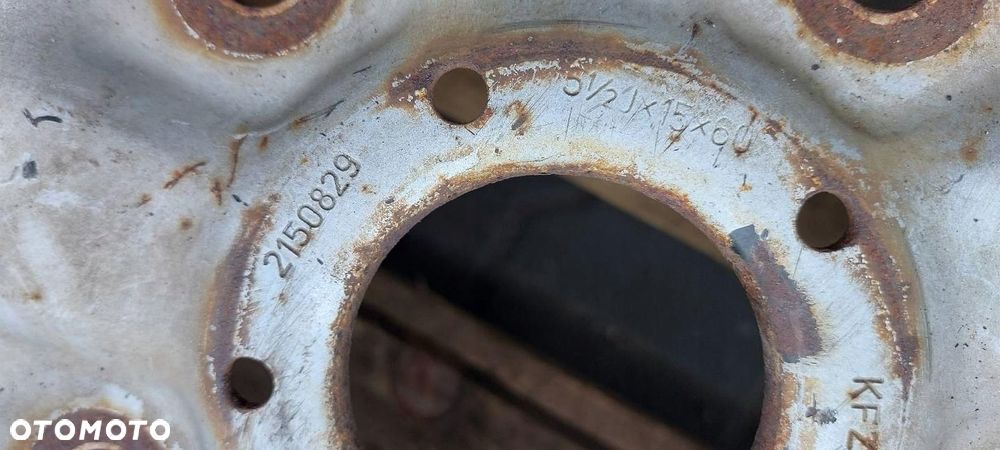 FELGA STALOWA 3 SZT 5x160 5,5Jx15 ET60 FI65,1 FORD TRANSIT V KBA43737 - 6