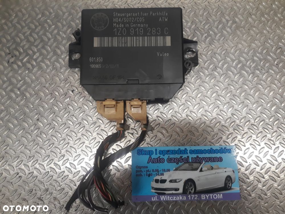 MODUŁ PAKOWANIA PDC SKODA OCTAVIA II 2,0 TDI 1Z0919283C - 1