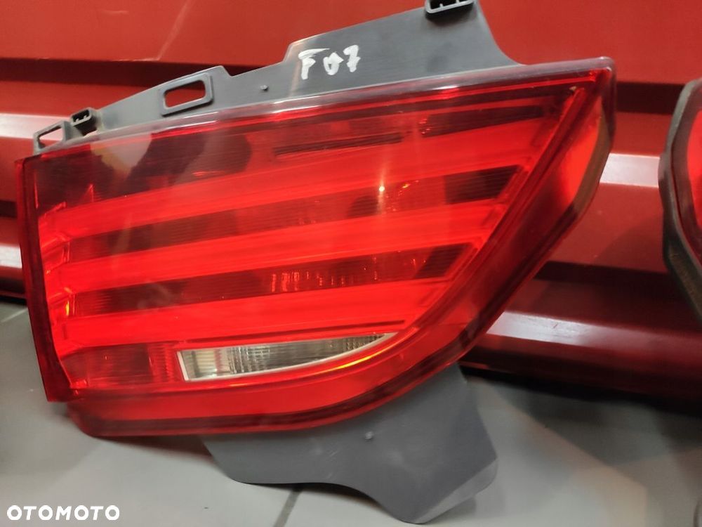 BMW 5 GT F07 LAMPY TYŁ TYLNE W KLAPĘ I W BŁOTNIK EUROPA KPL ORYG - 7