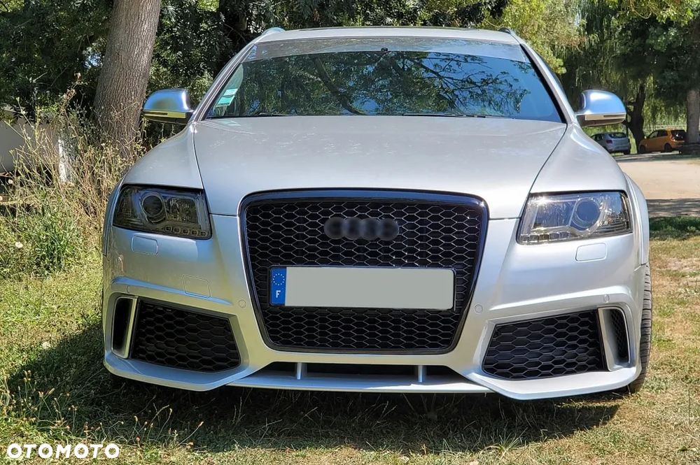 ZDERZAK PRZEDNI AUDI A6 C6 4F RS6  LOOK 2004-2010 PDC SRA - 10