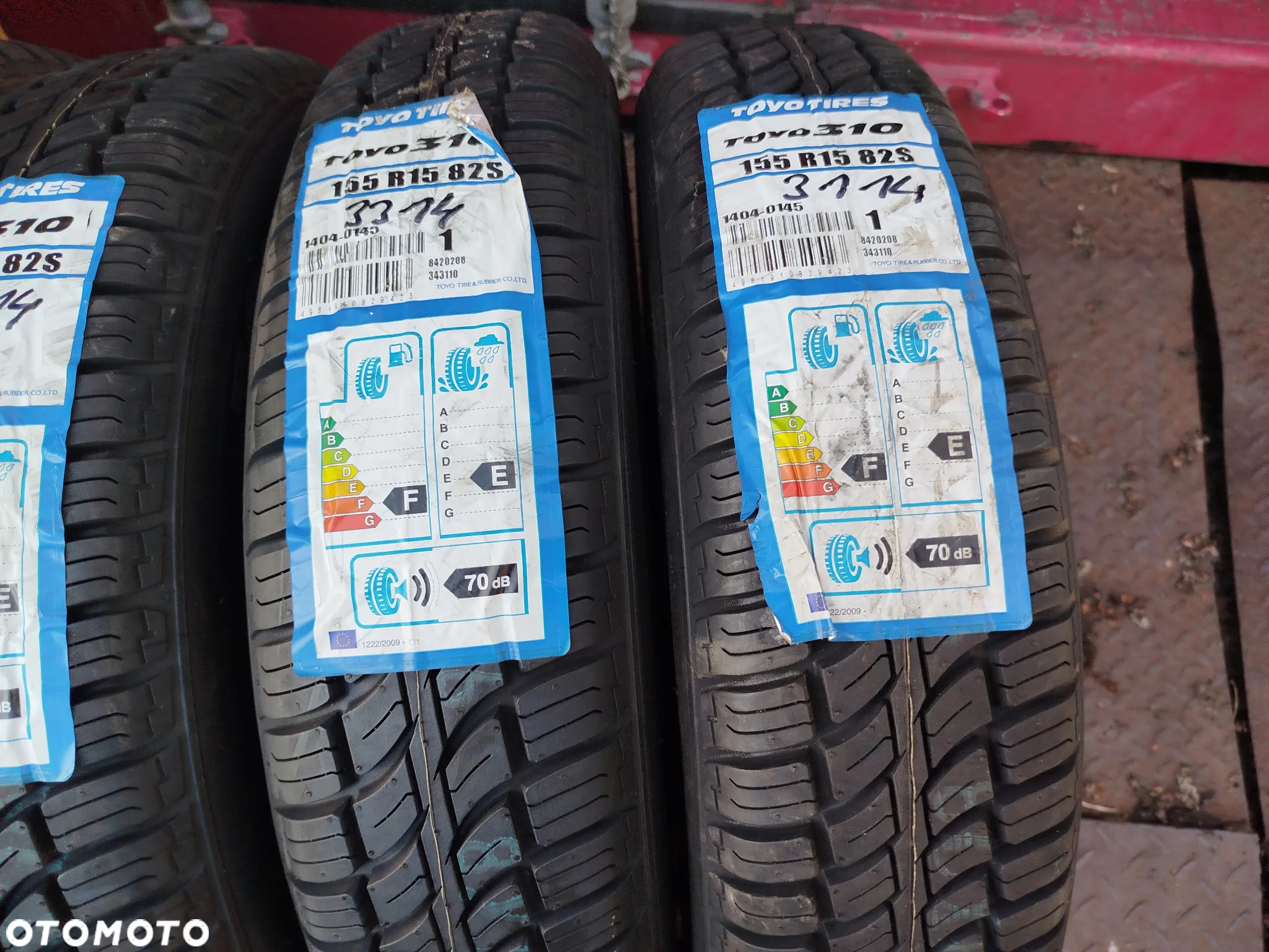 155R15 82S Toyo 310 4x nowe sztuki magazynowane wyprzedaż. - 2