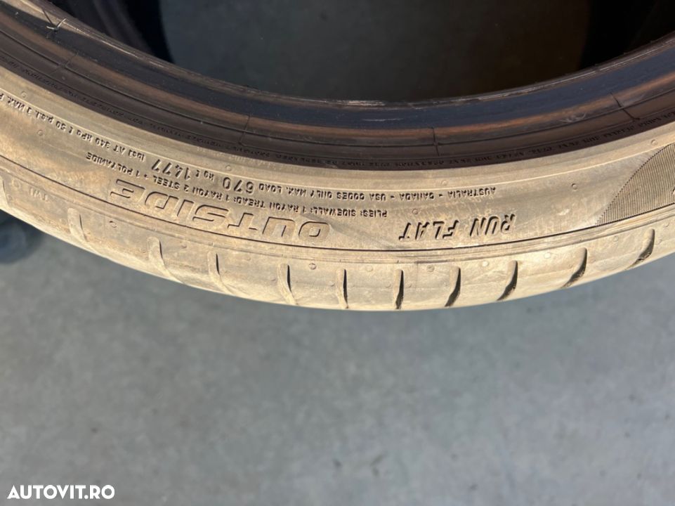 vând 4 anvelope 225/40/20 Pirelli de vară runflat ca noi - 7