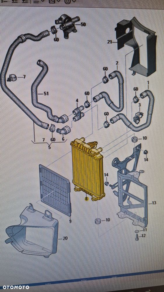 Dodatkowa chłodnica płynu chłodzącego - 1