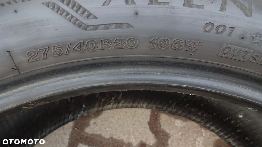 Opona letnia 2szt. Bridgestone Alenza 001 * RFT 275/40R20 106W RFT 2023r. - 20