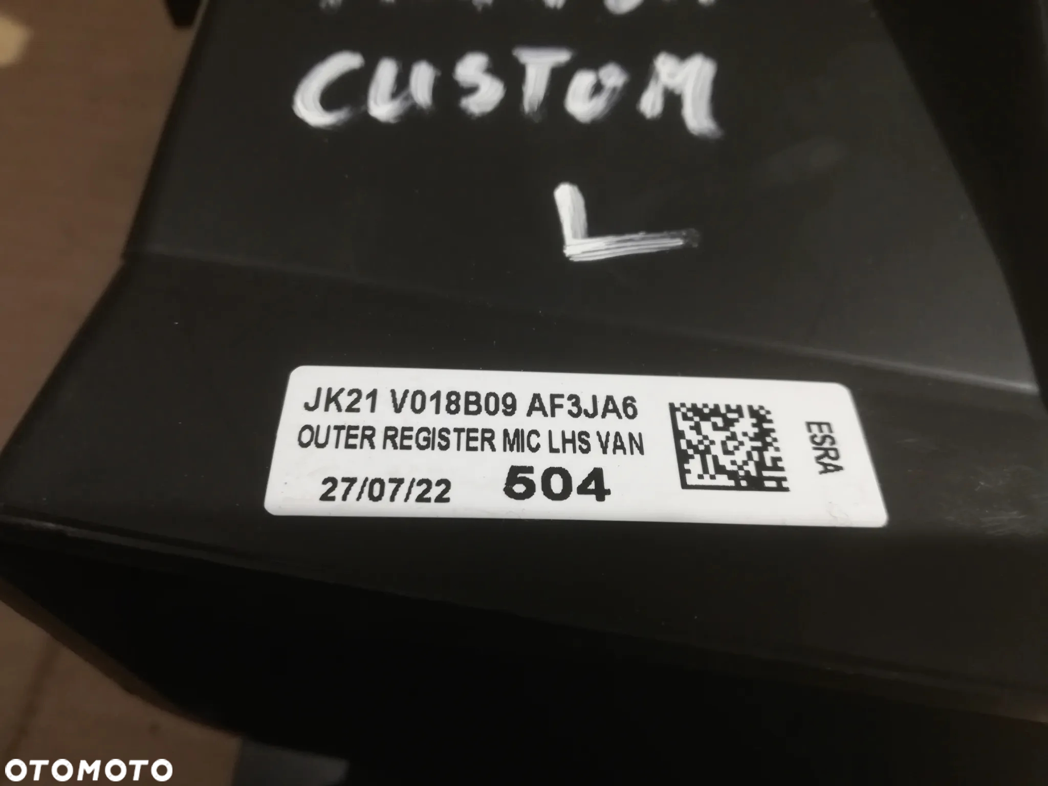 Ford Transit Custom kratka nawiewu jk21 v018b09a f3ja6  jk21 v018b08a f3ja6 - 3