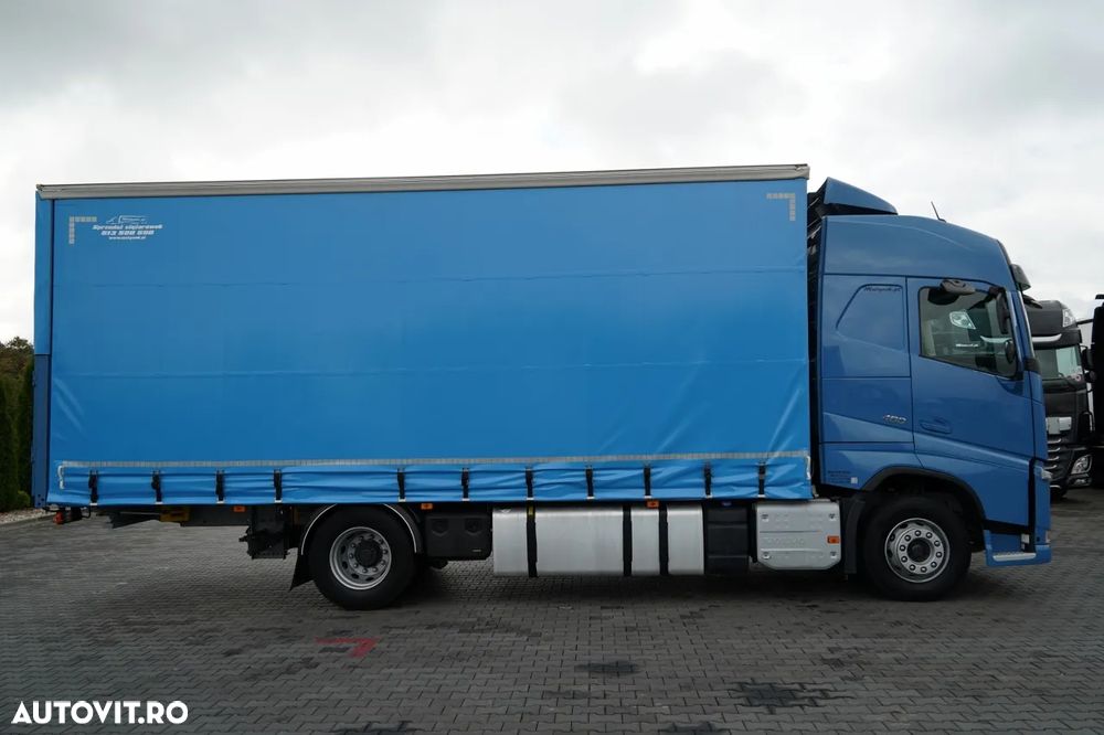 Volvo FH 460 / CORTINA - 7,3 M / SOLO / CLIMATIZARE DE STAȚIONARE / I-SHIFT / PODEA REZISTENTĂ (HEAVY-DUTY) / - 8