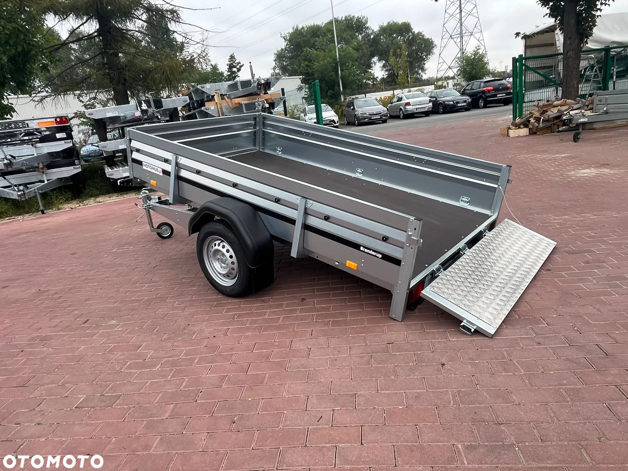 Brenderup Przyczepa Brenderup 2260WSUB 258x153x40cm WYSOKA BURTA DMC 750kg 1 osiowa uchylna quad traktorek atv multitransporter - 8