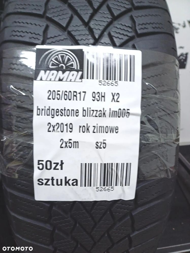 2x 205/60R17 bridgestone  opony zimowe  52665 - 8