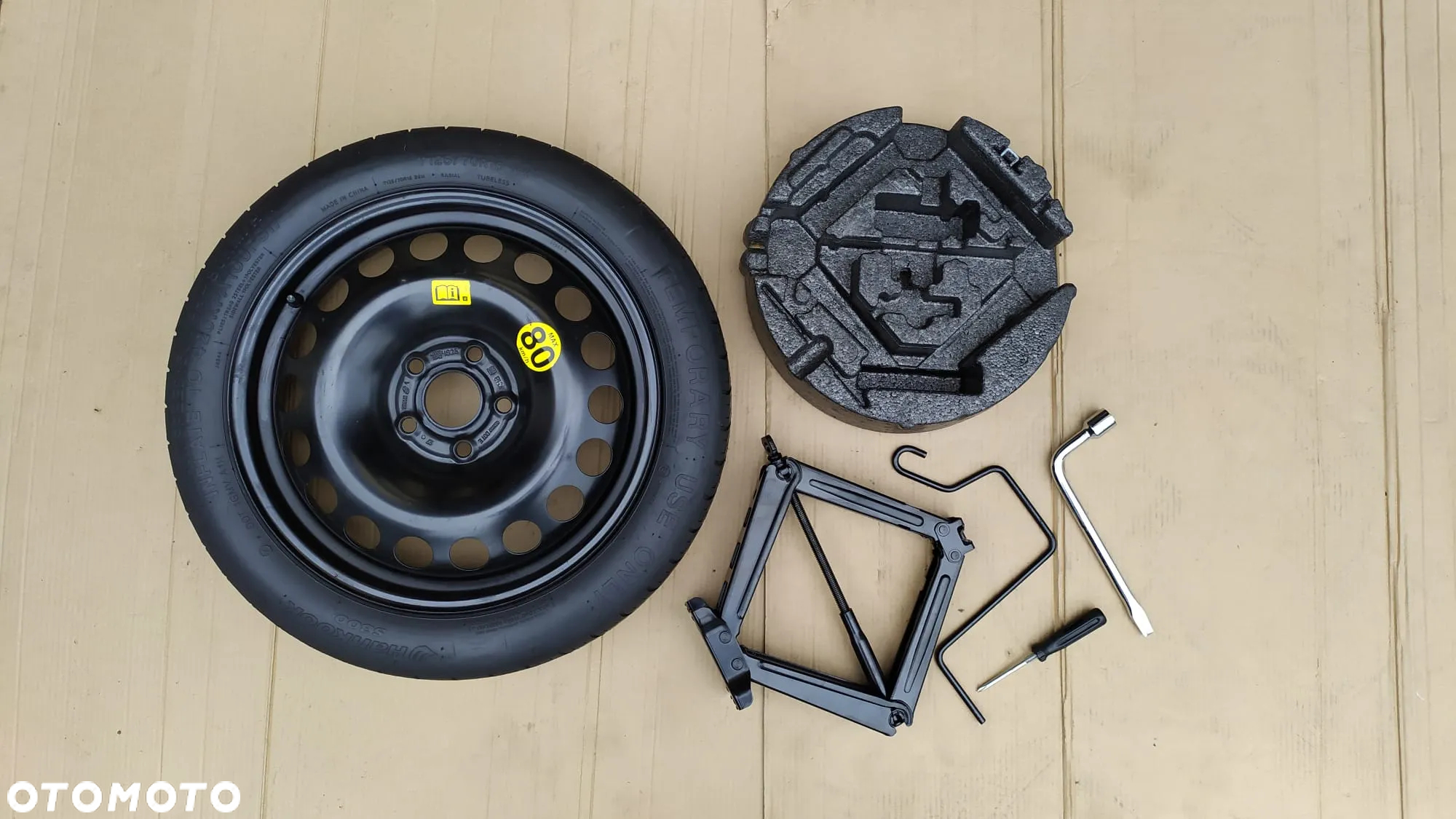 KOŁO DOJAZDOWE  dojazdówka R16 OPEL MOKKA + ZESTAW - 3