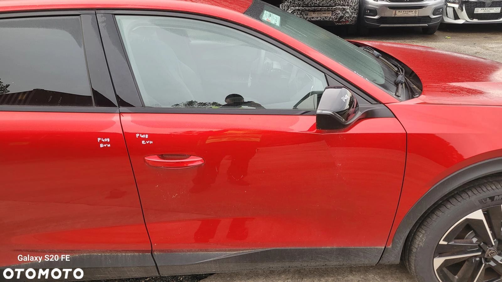 Peugeot 408 Drzwi prawe przód przednie EVH - 1