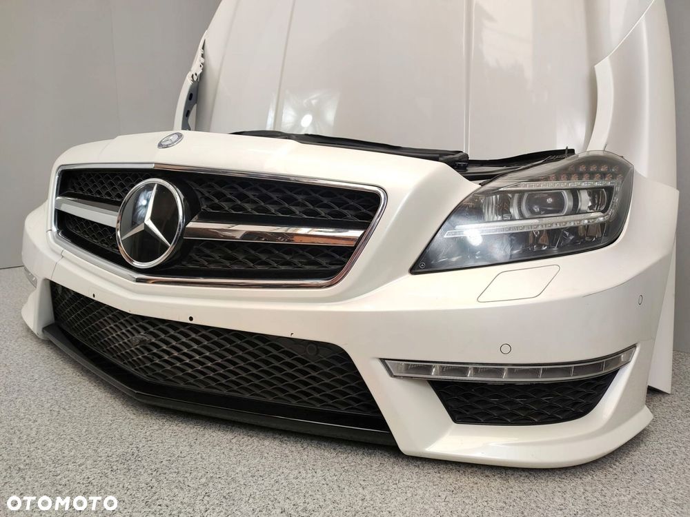 MERCEDES W218 CLS 63 AMG ZDERZAK MASKA CHŁODNICE PAS - 4