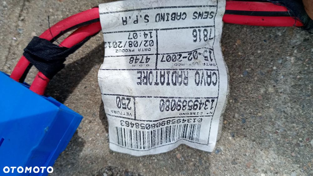 F.VAT Instalacja KABINY wentylatorów silnika Wiązka elektryczna główna Euro 5 FIAT DUCATO 3.0 INSTALACJA ELEKTRYCZNA BOXER 3.0 WIĄZKA KOMORY SILNIKA DESKI ROZDZIELCZEJ KABINY  FIAT DUCATO 3.0  EURO5 KOMPLETNA INSTALACJA JUMPER 3.0 - 3