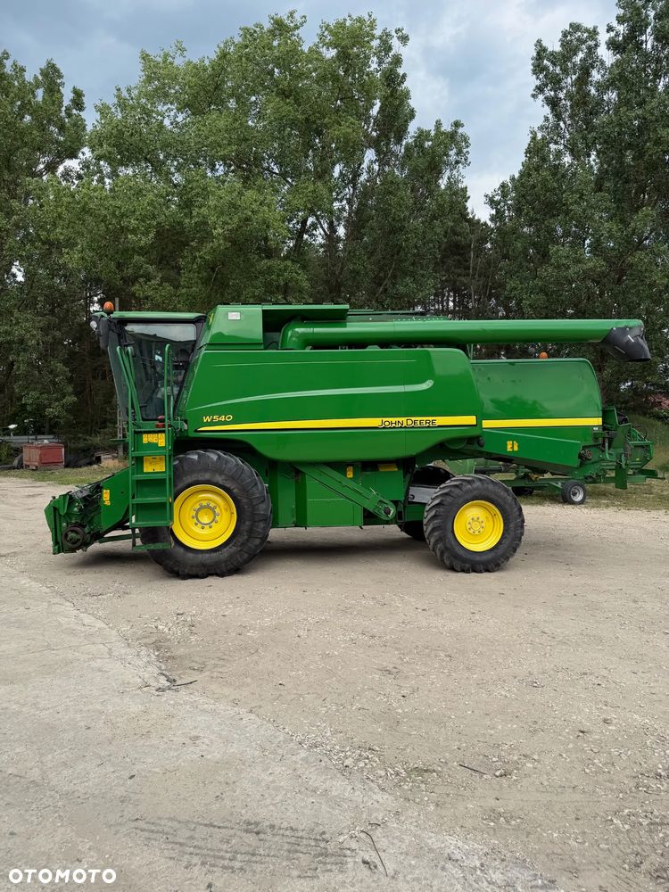 John Deere W540 6.8L 280KM HYDROSTAT 4x4 KLIMA GPS HEDER 6.2m Z WÓZKIEM 1800Mth 2012r W ORGINALE IGŁA - 7