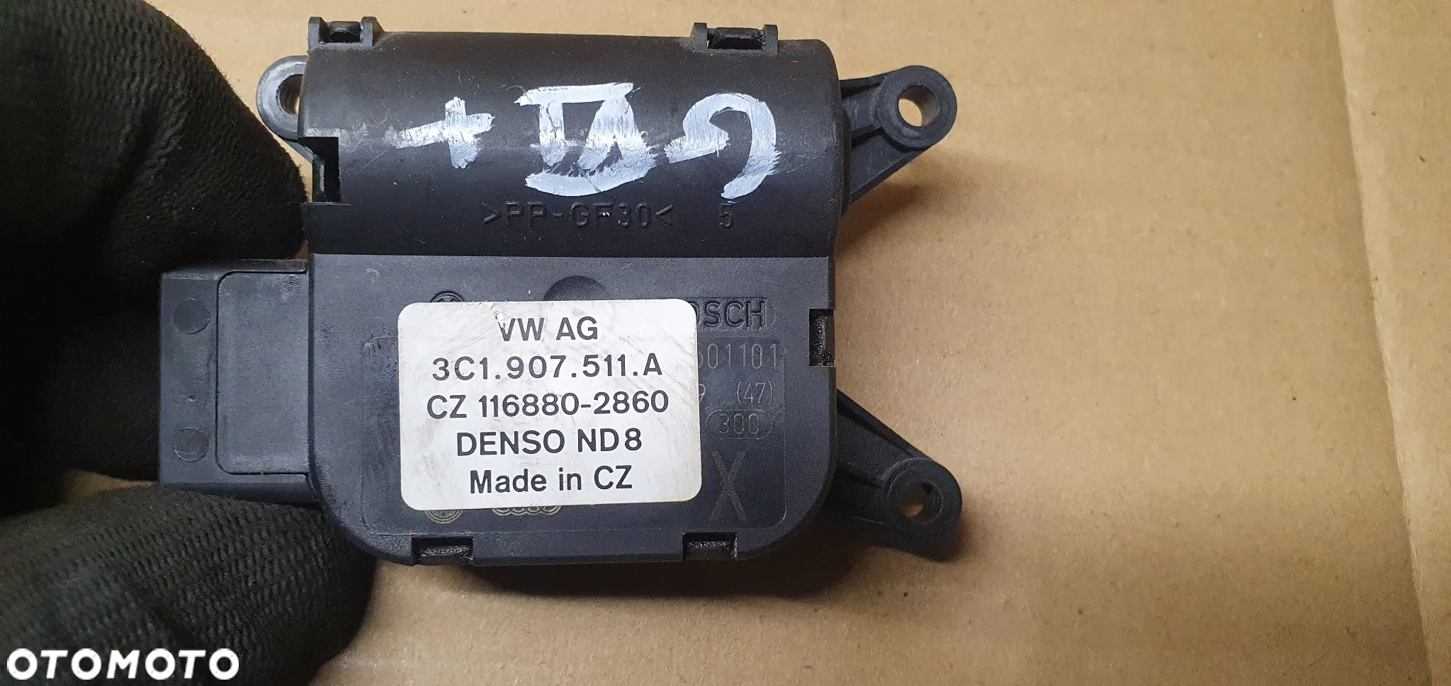 Silniczek klap nagrzewnicy VW Passat B6 3C0907511A 3C1907511A - 4