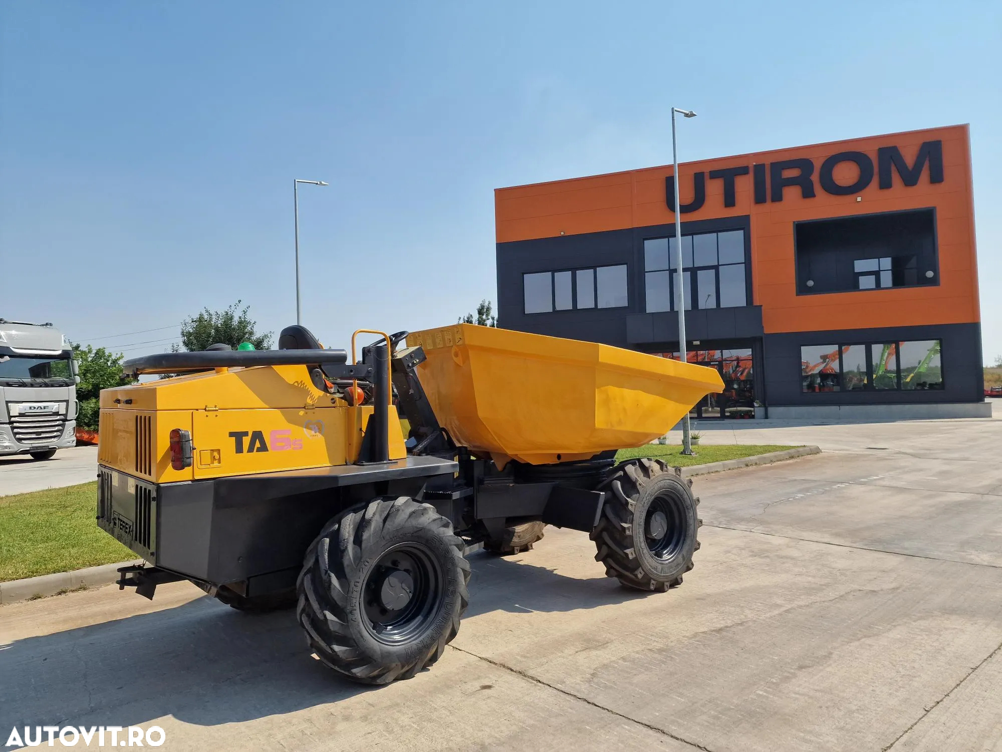 Alta DUMPER 6t TEREX, 4mc, 6t, basc LATERALA,  2.068h, 16900 EUR+tva, motor JCB 75CP, transmisie 4x4, produs in Anglia, Anvelope 90% bune, posiblitate leasing, CONDITIE FOARTE BUNA-PROMOTIE 16.900 EUR+Tva - 5