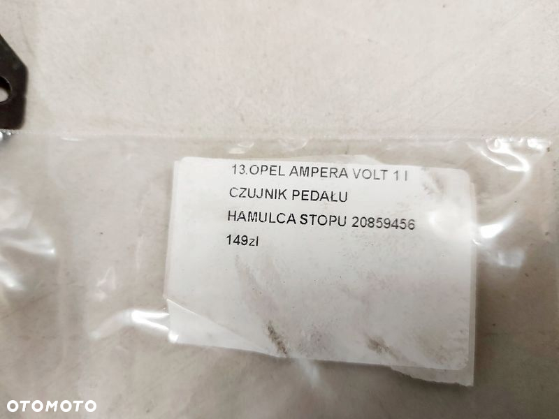 OPEL AMPERA VOLT CZUJNIK PEDAŁU HAMULCA STOPU 20859456 - 5