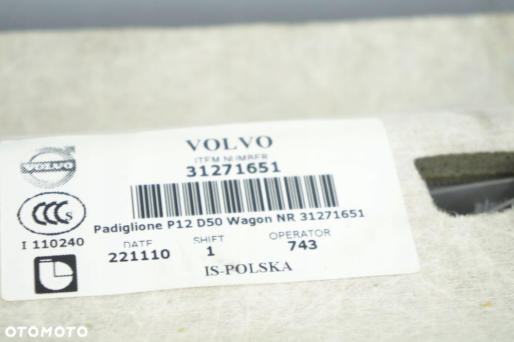 podsufitka sufit podbitka volvo v50 lift 31271651 szara - 10