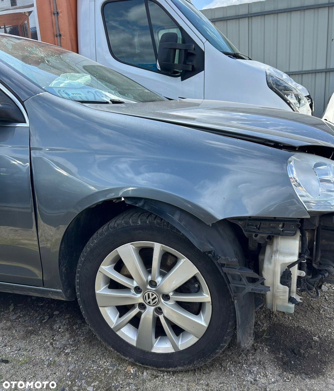 PRAWY PRZEDNI PRZÓD BŁOTNIK VW VOLKSWAGEN GOLF 5 V KOMBI KOLOR LD7X - 1