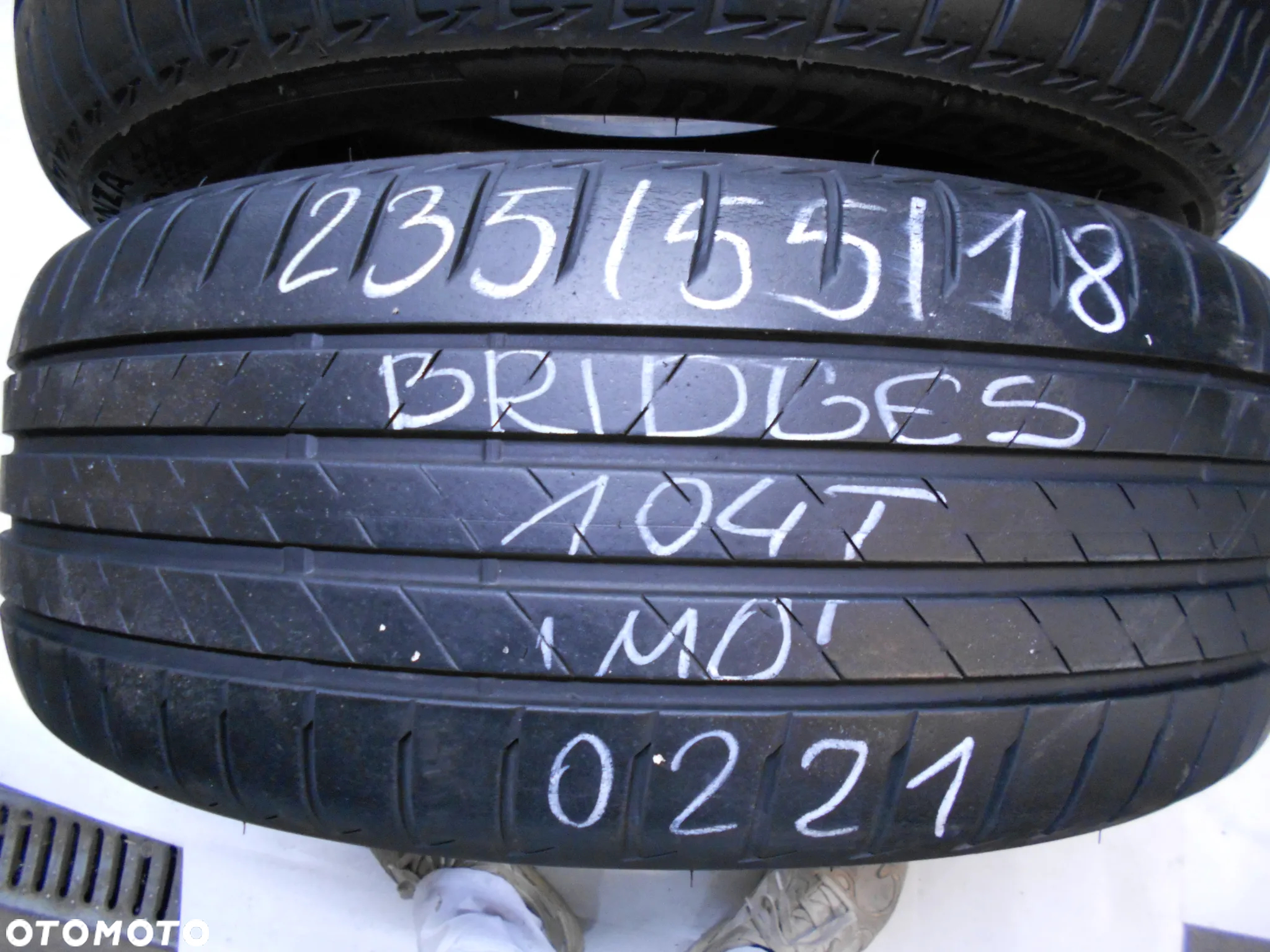 OPONY 235/55R19 BRIDGESTONE TURANZA T 005 MO DOT 2823 / 0221 8MM - 3