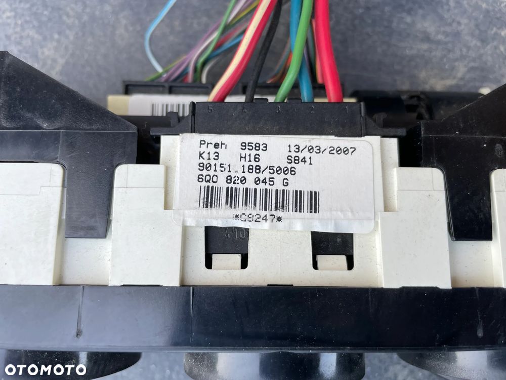 RADIO VW RCD200 FOX POLO SHARAN MP3 + KOD 5Z0035152ER RAMKA KONSOLI PANEL NAWIEWU - 3