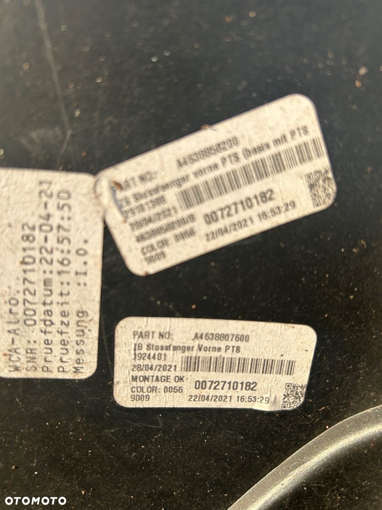 MERCEDES W464 G-KLASA AMG ZDERZAK PRZÓD 6.3 AMG IGLA ORG - 4