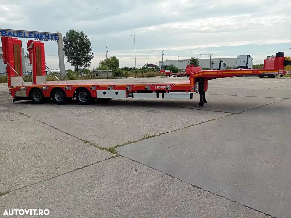 Lider TRAILER/LOW LOADER 3 AXE/3 AXELS, NOU/NEW TOP !!! - 5