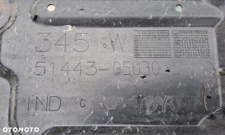 toyota auris ii lift 15-18r płyta osłona silnika prawy przód 51443-05030 - 2