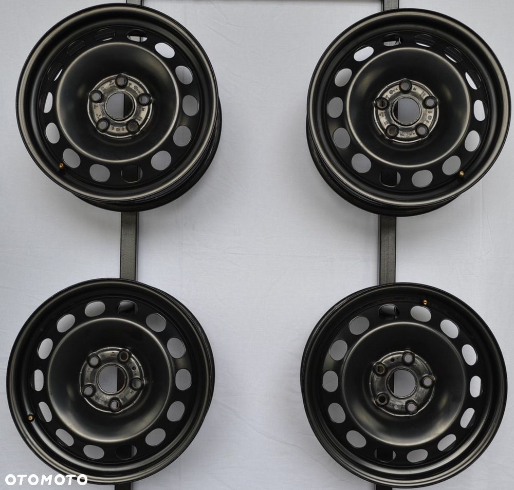 FELGI STALOWE OEM VW SKODA SEAT AUDI 5x112 6J16 ET 43 x4szt F-771 - 1