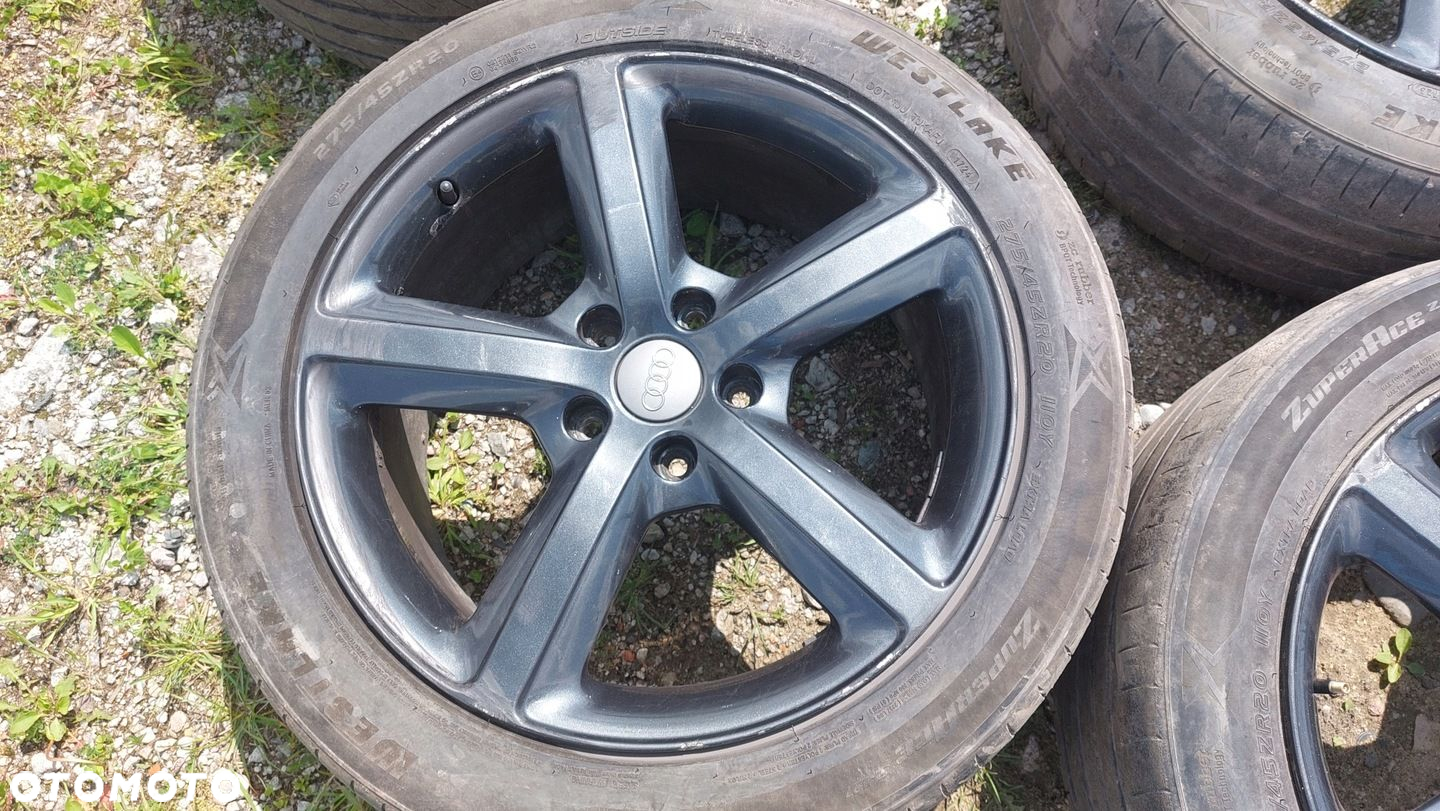 FELGI ALUMINIOWE ALUFELGI AUDI Q7 4L 4L0601025H KOMPLET 9J 5X130 20 CALI - 4