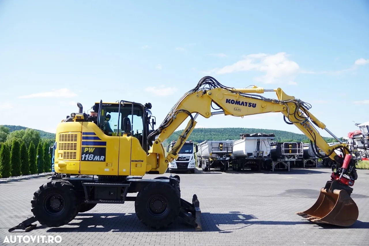 Komatsu PW 118 MR / EXCAVATOR PE ROȚI / 2019 / ROTARE ÎN ȘI ÎNĂLȚIME / CAMERĂ / CONTRACT DE SERVICE POST-SERVICE - 1