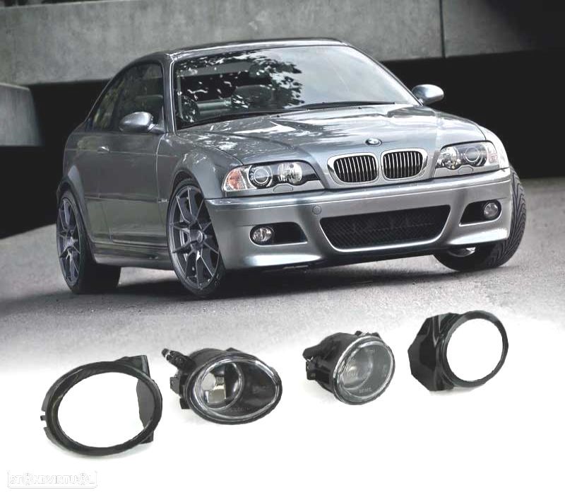 FARÓIS NEVOEIRO PÁRA-CHOQUES BMW E46 98-06 E39 95-03 LOOK M - 1