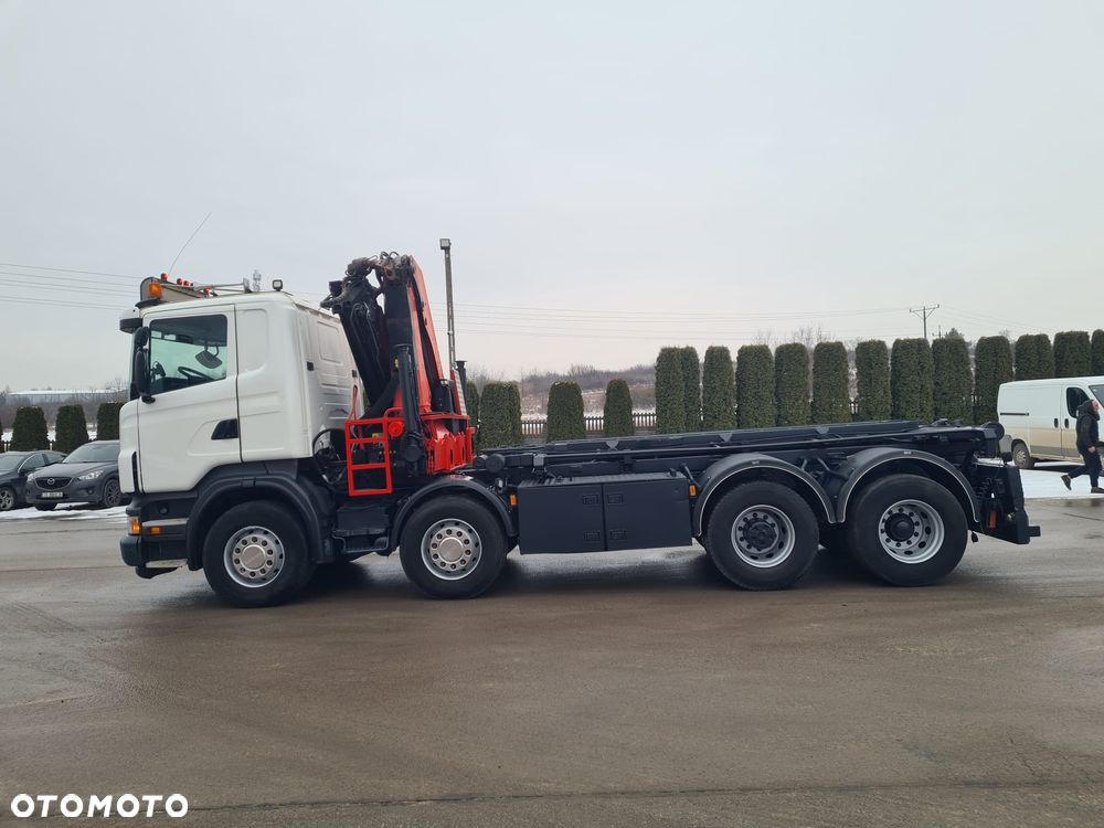 Scania R480 8X2 HDS PALFINGER PK20002 HYDRAULIKA DO WYWROTU ROTATOR PILOT - 8
