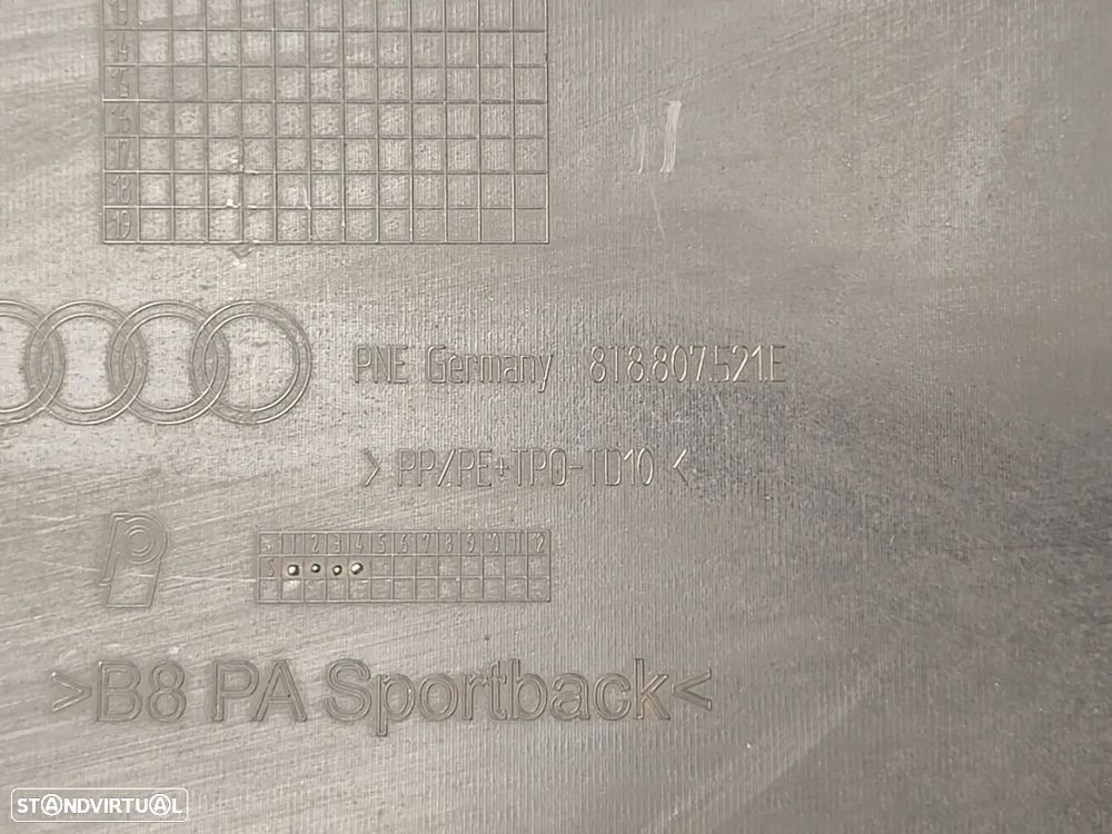 Friso do Parachoque traseiro Difusor originais para audi a5 8T 2008- 8t8807521e - 7