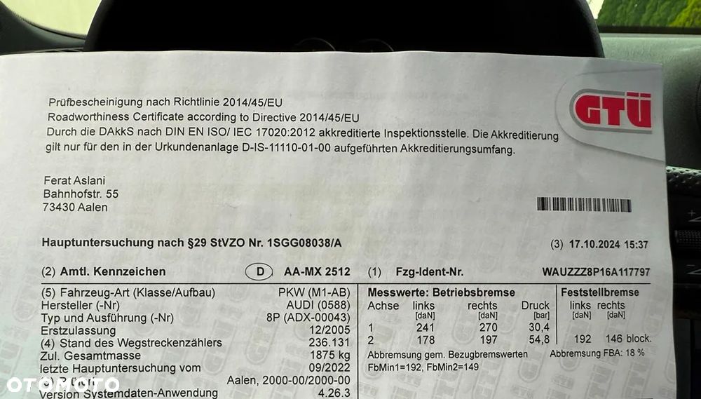 Audi A3 Sportback 2.0 FSI S line Sportpaket plus - 36