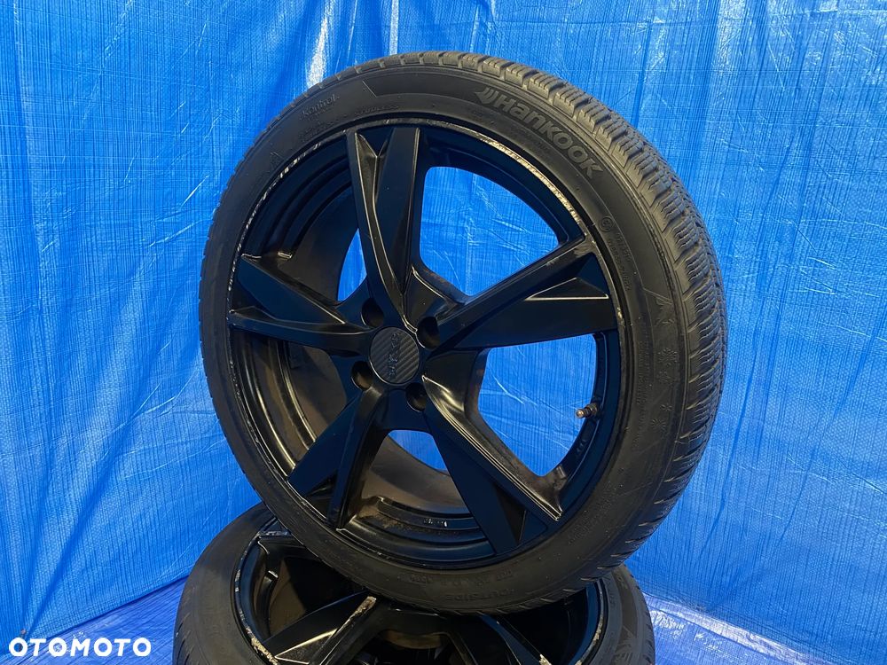 KOŁA KBA50616 KOŁO 17 FELGA ALUMINIOWE ALUSY 17" x 7J  4X100; 63,4mm 54,1mm KOMPLET ; OPONY ZIMOWE HANKOOK ; RENAULT VOLVO TOYOTA HYUNDAI KIA MAZDA SUZUKI NISSAN ITP. ORYGINAŁ - 9