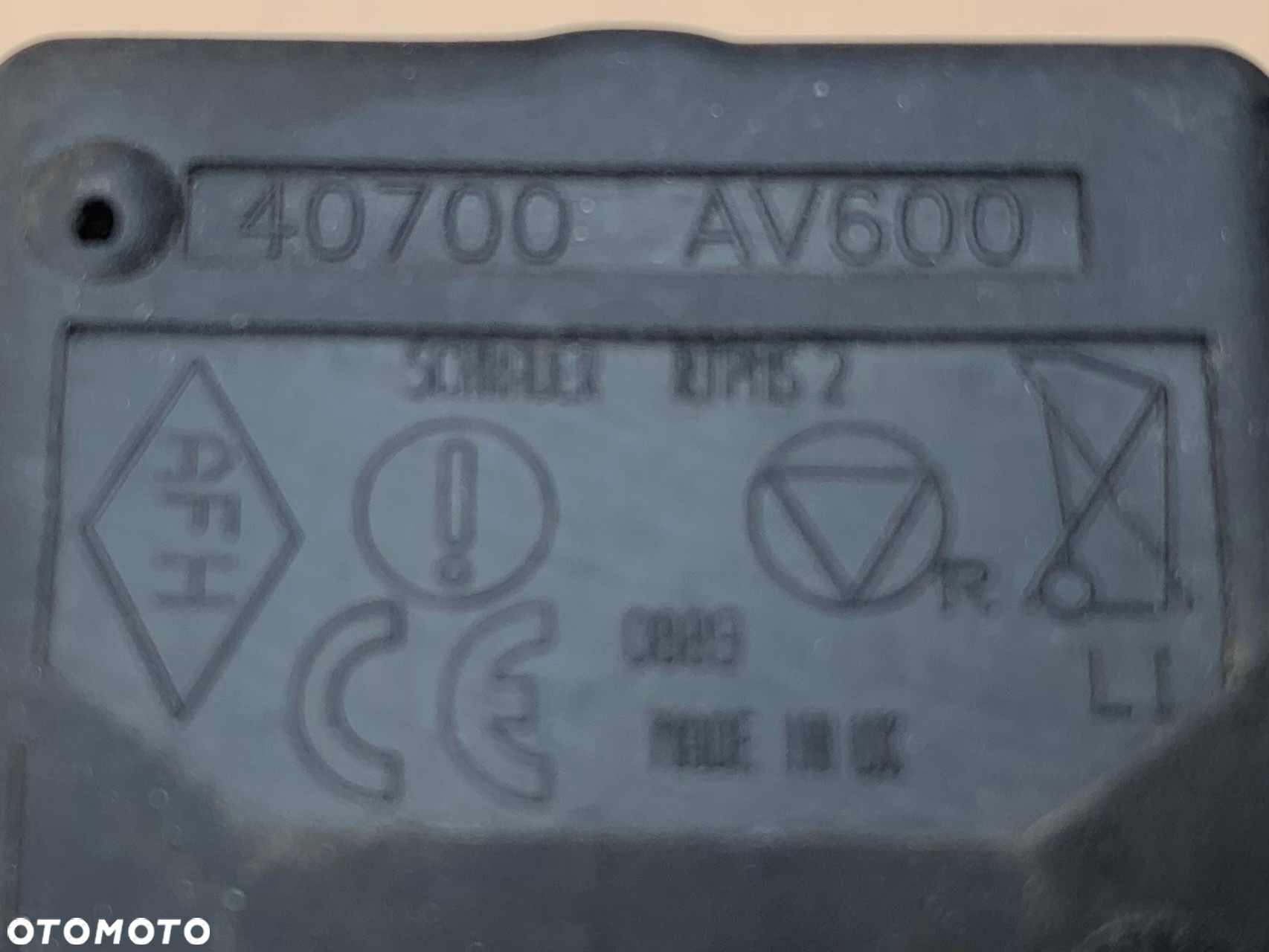 40700 AV600 czujnik czujniki ciśnienia w oponach TPMS Nissan - 3